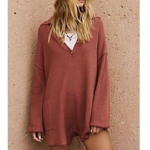 Free People Picnic Sweater Romper | size M